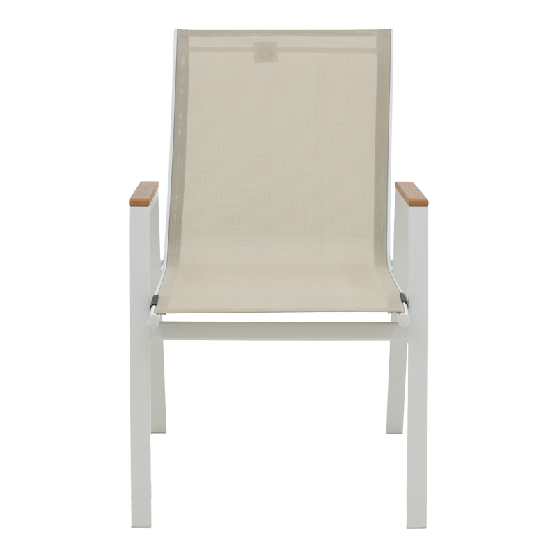 Dining table Kliton - Azelie set of 3 pakoworld aluminum in white shade 80x80x74cm Dining table Kliton - Azelie set of 3 pakoworld aluminum in white shade 80x80x74cm