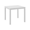 Kliton pakoworld aluminum beach table in white shade 45x45x41cm