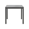 Kliton pakoworld aluminum beach table in anthracite shade 45x45x41cm