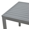 Kliton pakoworld aluminum beach table in anthracite shade 45x45x41cm