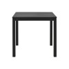 Kliton pakoworld aluminum beach table in black shade 45x45x41cm