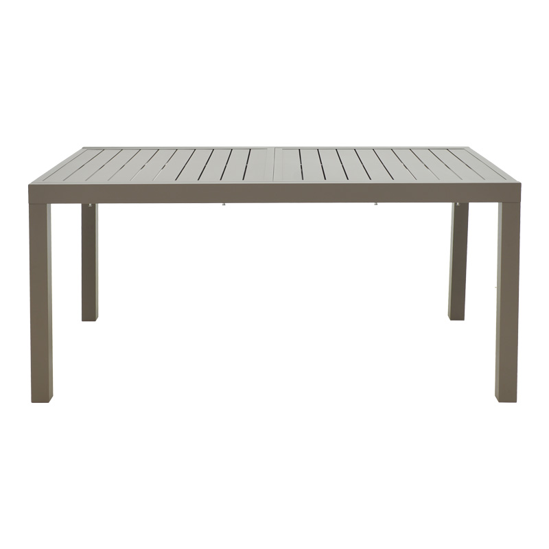 Extendable table Lafla pakoworld aluminum in champagne shade 160-240x90x75cm Extendable table Lafla pakoworld aluminum in champagne shade 160-240x90x75cm