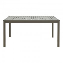 Kliton-Azelie dining table set of 7 pakoworld in champagne color 150x80x74cm Kliton-Azelie dining table set of 7 pakoworld in champagne color 150x80x74cm