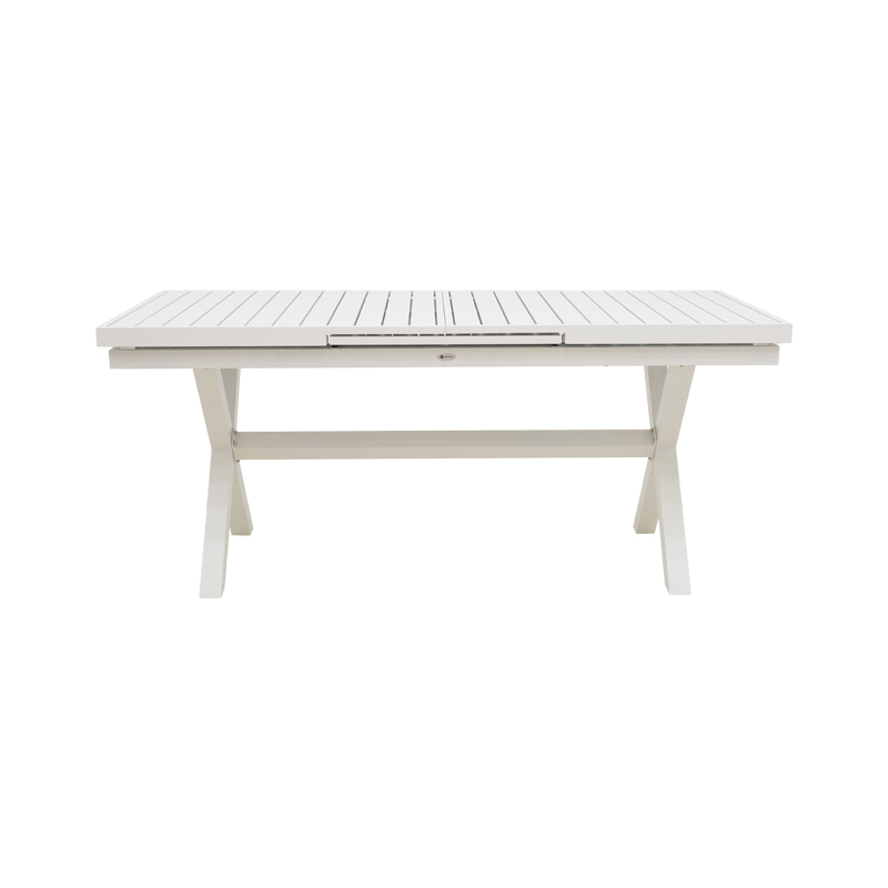 Expanding table Dagyn pakoworld white aluminum 180-240x90x76cm Expanding table Dagyn pakoworld white aluminum 180-240x90x76cm