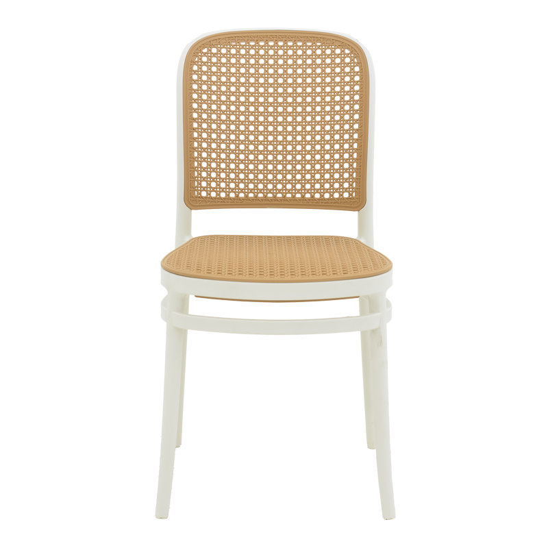 Chair Nereus pakoworld pp natural-white 45x43x84cm Chair Nereus pakoworld pp natural-white 45x43x84cm