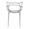 Καρέκλα Ramsei pakoworld PC διάφανο 55x53x84εκ