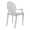Chair Narova pakoworld PC clear 43x48x92cm