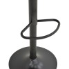 Boronez pakoworld folding bar stool black pu-with black base 47x49x112cm