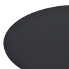 Table Xuson pakoworld black mdf and metal legs D120x75cm