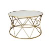 Coffee tables Pelosif Inart gold set 2pcs metal