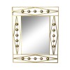 Mirror Roteron Inart gold metallic 80x2x100cm