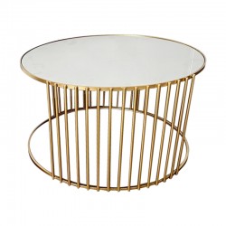 Coffee tables Boron Inart gold set 2pcs metal Coffee tables Boron Inart gold set 2pcs metal