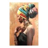 Canvas wall art African 3D Inart 80x3x120cm