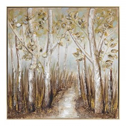 Leambre II Inart canvas painting 102x4.5x102cm Leambre II Inart canvas painting 102x4.5x102cm