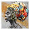 Πίνακας σε καμβά Africana I 3D Inart 100x3x100εκ