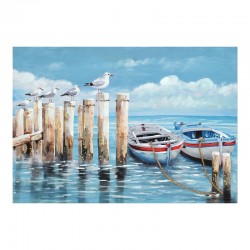Πίνακας σε καμβά Port Inart 100x3x70εκ