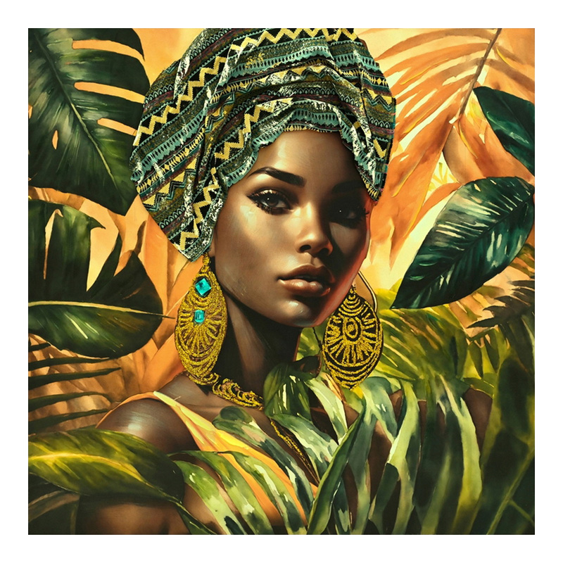 Canvas painting Gangalo Ι Inart 100x3x100cm