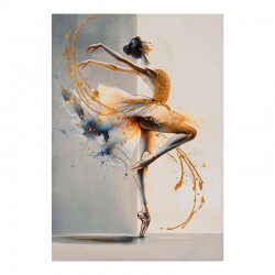 Canvas painting Dancito Inart 70x2.5x100cm Canvas painting Dancito Inart 70x2.5x100cm