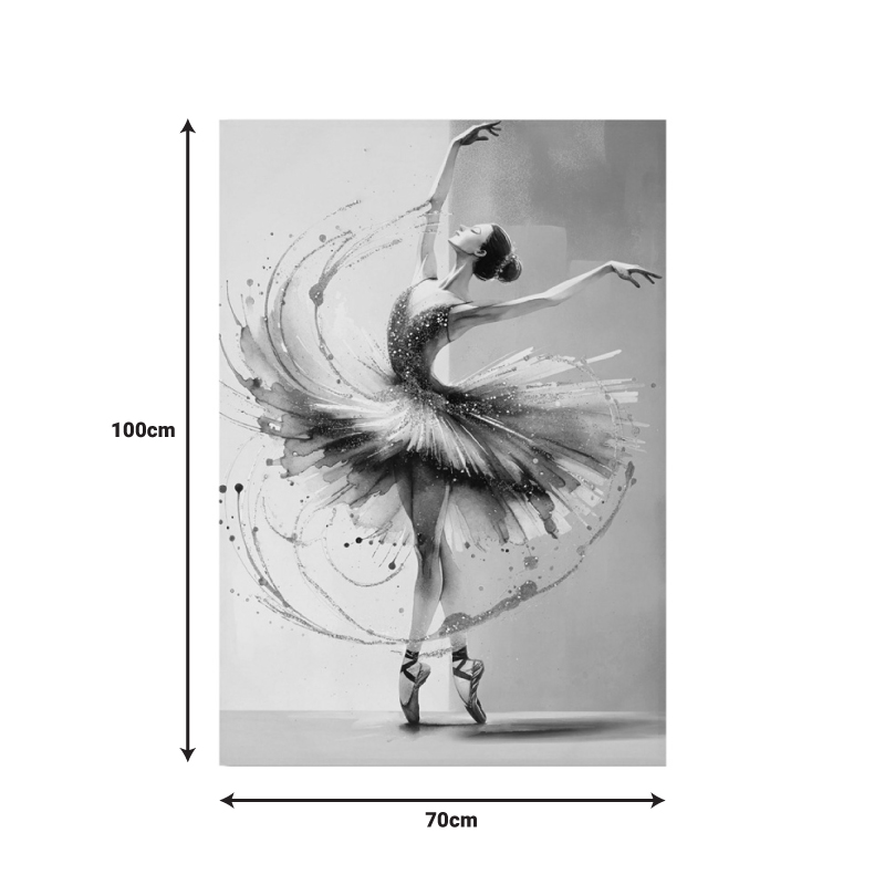 Canvas painting Dancito I Inart 70x2.5x100cm Canvas painting Dancito I Inart 70x2.5x100cm