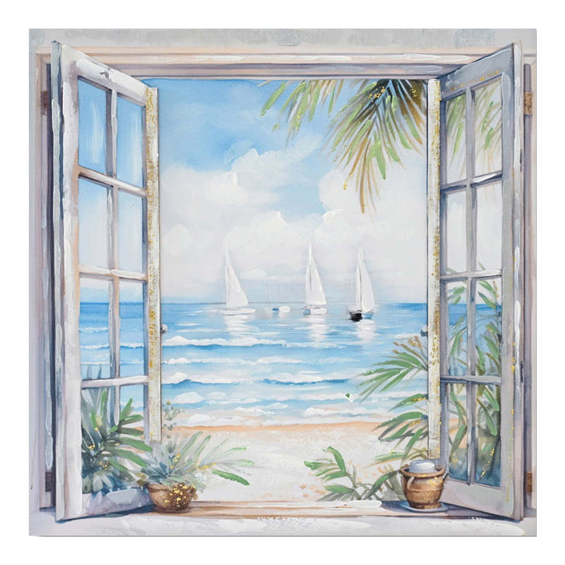 Canvas painting Deive Ι Inart 80x3x80cm