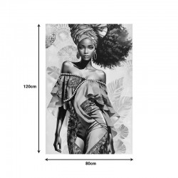 Canvas painting Georgina I Inart 80x3x120cm Canvas painting Georgina I Inart 80x3x120cm