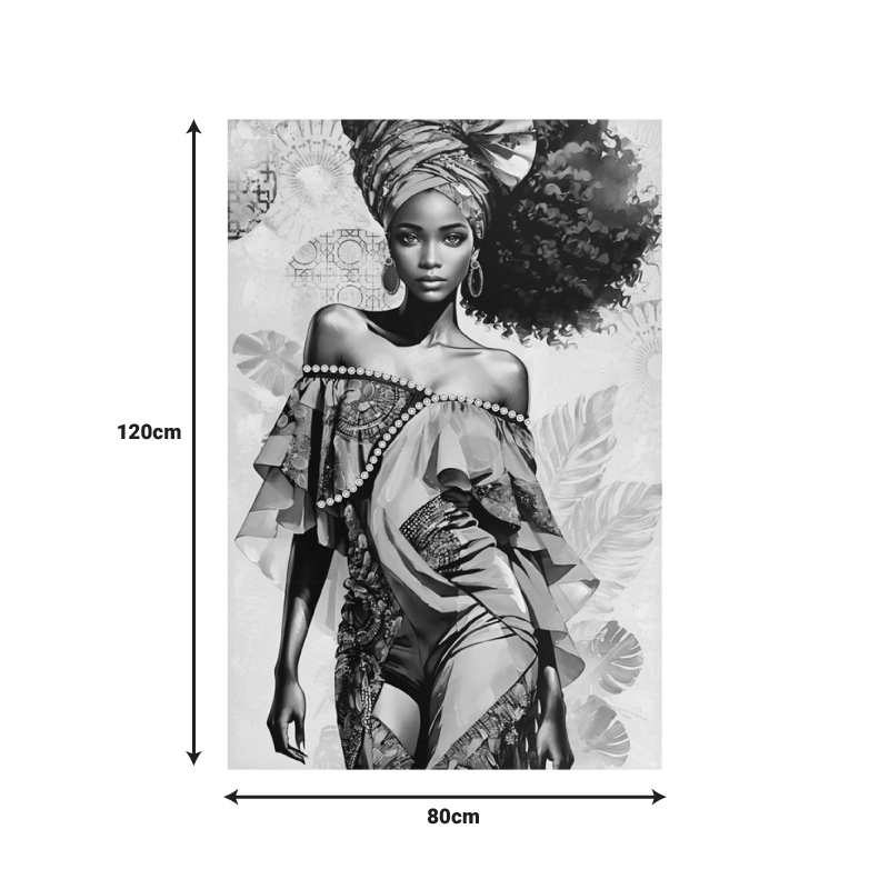 Canvas painting Georgina I Inart 80x3x120cm Canvas painting Georgina I Inart 80x3x120cm
