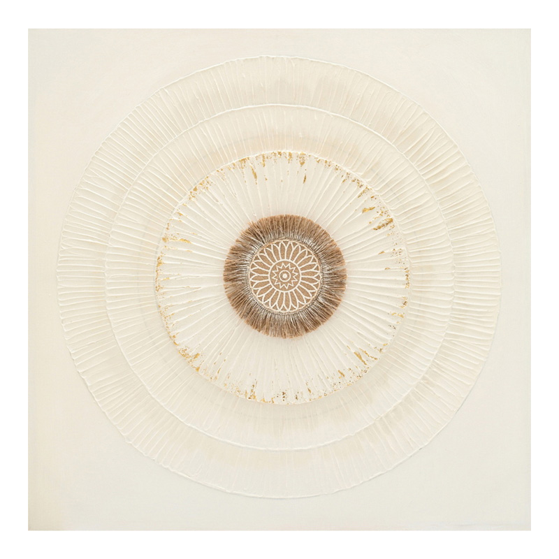 Canvas painting Circled Inart 80x3x80cm