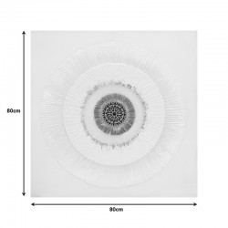 Canvas painting Circled I Inart 80x3x80cm Canvas painting Circled I Inart 80x3x80cm