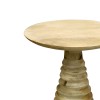 Side table Souler Inart natural solid mango wood D38x56cm