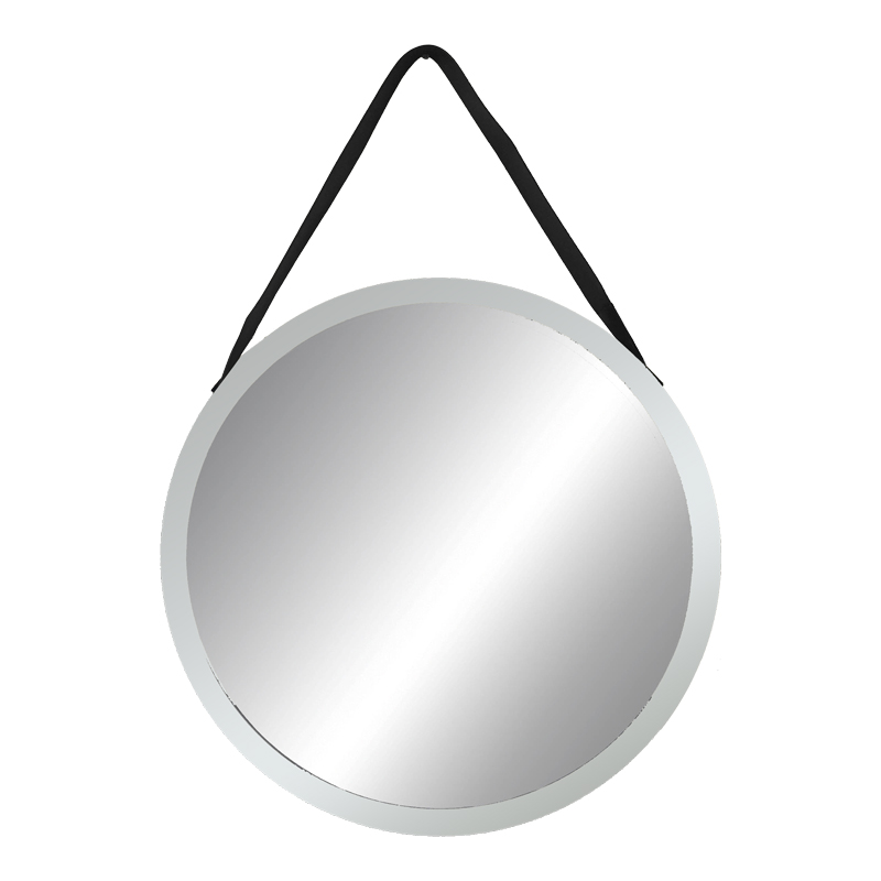Hanging mirror Hangie Inart silver-black pp D76x3cm Hanging mirror Hangie Inart silver-black pp D76x3cm