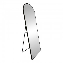 Mirror Lorens Inart black aluminum 46x40x150cm Mirror Lorens Inart black aluminum 46x40x150cm