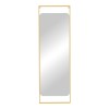 Καθρέπτης Piza pakoworld χρυσό μέταλλο 45x2x140εκ