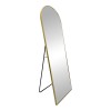 Mirror Lorens pakoworld aluminum in gold  color 46x40x150cm