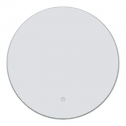 Καθρέπτης Led Lucox Inart pp-αλουμίνιο Φ60x3εκ