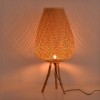 Floor lamp Vazel Inart E27 bamboo in natural color D46χ94cm