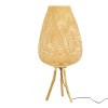 Floor lamp Vazel Inart E27 bamboo in natural color D46χ94cm