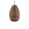 Ceiling light Ropal Inart E27 rope in natural color D29x40cm