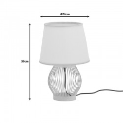 Table lamp Tabel Inart E27 bamboo in natural color D26χ39cm Table lamp Tabel Inart E27 bamboo in natural color D26χ39cm