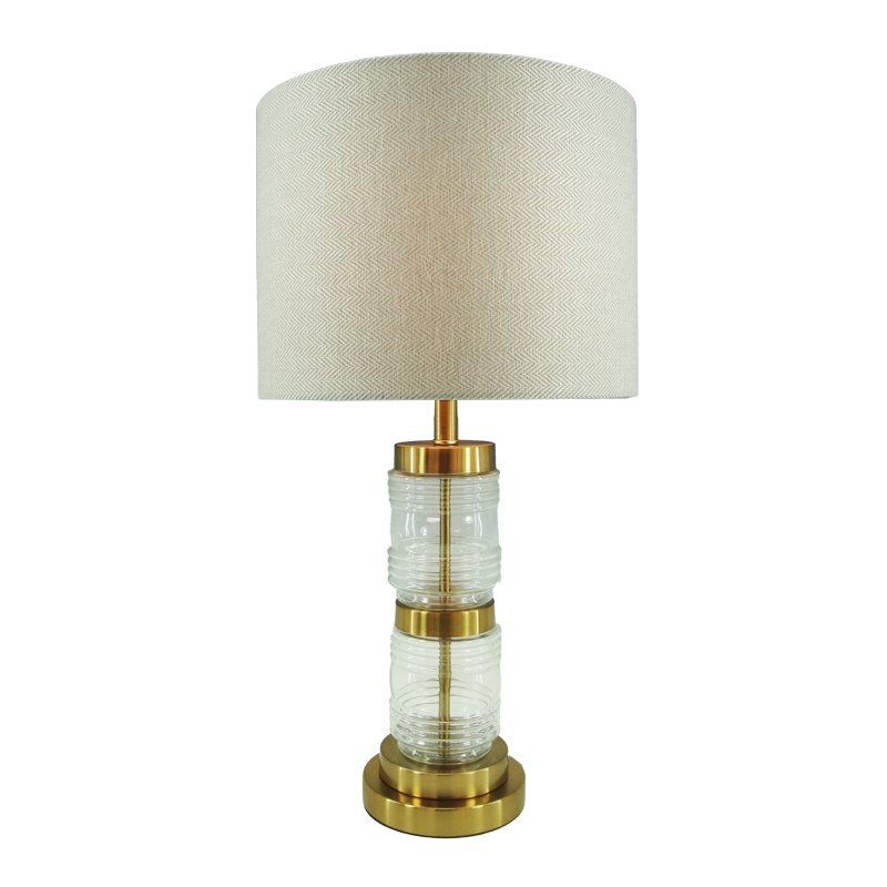 Table lamp Wenxie Inart E27 gold metal-marble-beige fabric D32x53cm Table lamp Wenxie Inart E27 gold metal-marble-beige fabric D32x53cm