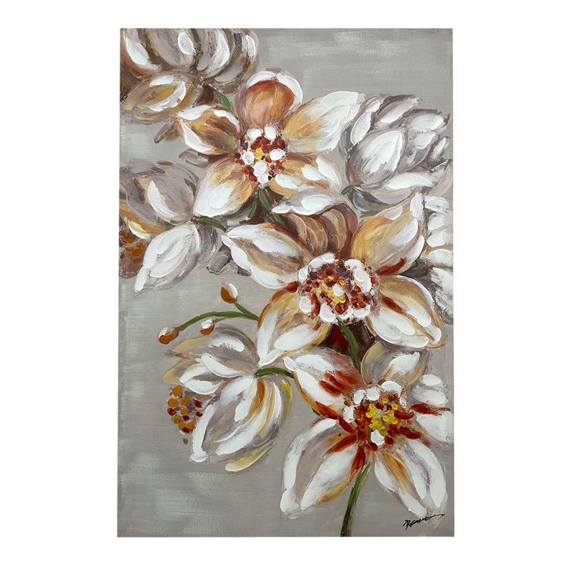 Paining on canvas Flourish I Inart 80x3x120cm Paining on canvas Flourish I Inart 80x3x120cm