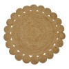 Carpet Voni Inart natural jute D100x1cm