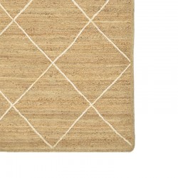 Carpet Strike Inart beige-ecru jute 120x180x1cm Carpet Strike Inart beige-ecru jute 120x180x1cm