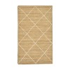 Carpet Strike Inart beige-ecru jute 120x180x1cm