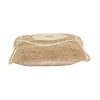 Pillow Foliens Inart natural-ecru 100% jute 45x45x2.5cm