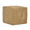 Stool Tresa Inart natural 100% jute 50x50x35cm