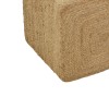 Stool Tresa Inart natural 100% jute 50x50x35cm