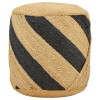 Stool Relous Inart natural 100% jute D37x39cm