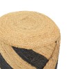Stool Relous Inart natural 100% jute D37x39cm