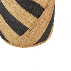Stool Relous Inart natural 100% jute 40x40x40cm Stool Relous Inart natural 100% jute 40x40x40cm