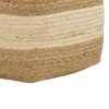 Puff stool Sofian Inart beige 100% jute 40x40x35cm